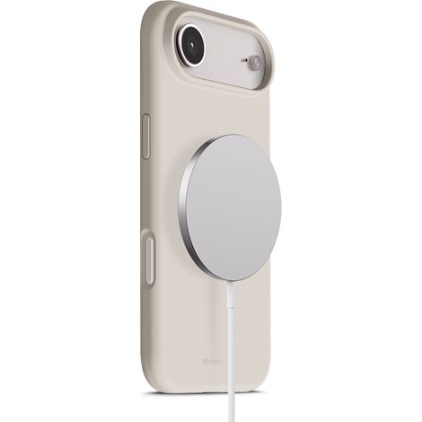 Cover magnetica Crong Color Cover - Custodia MagSafe per iPhone Air (Beige Pietra) (1/5)