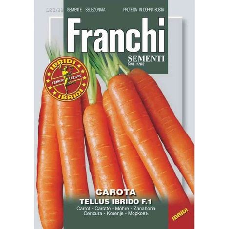 SEMI DI CAROTA TELLUS IBRIDO F.1 FRANCHI SEMENTI