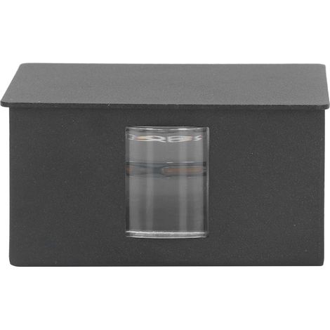 Applique murale Beam carrée, design rétro, lumière chaude, 3 W, éclairage unilatéral LED, AC85-265V, pour hôtels, boîtier noir (1/5)