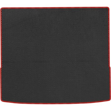 Alfombrilla de maletero de EVA para Ford Focus IV Kombi a partir de 2018, revestimiento tipo panal - NEGRO (1/5)