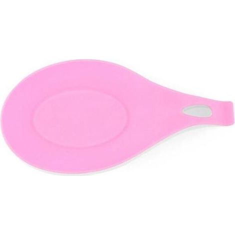 Tapis porte-ustensiles en silicone - Résistant à la chaleur - Rose - 1 pièce - Accessoire de cuisine (1/5)