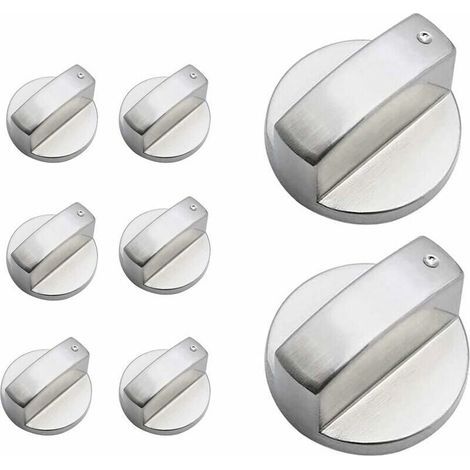 Bouton de Poêle,8Pièces Boutons Four Cuisinière Bouton de Gaz Cuisinière à Gaz Boutons Alliage de Zinc Cuisine Four Bouton Rotatif Universel Locks Four Interrupteur Surface de Cuisson Contro (1/4)