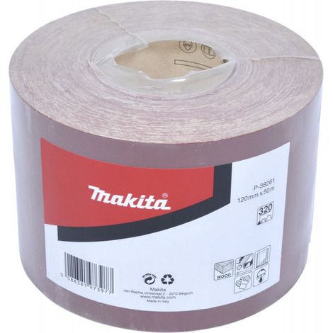 Makita Schleifpapier-Rolle 120 mm x 50 m, Körnung 320