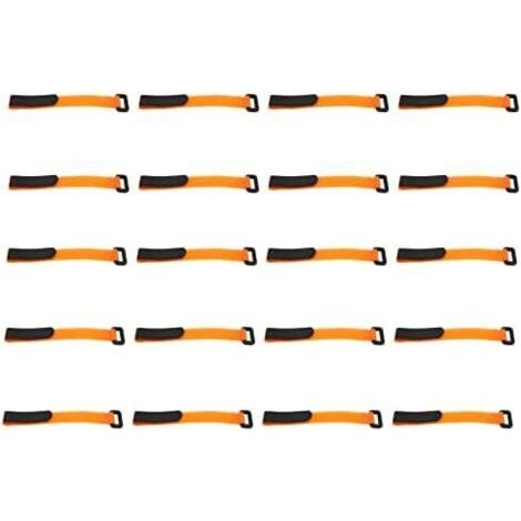 sangle à crochets et boucles avec boucle, attaches de câble en plastique Nylon Durable boucle pour (20 200mm) - 20200mm (1/5)