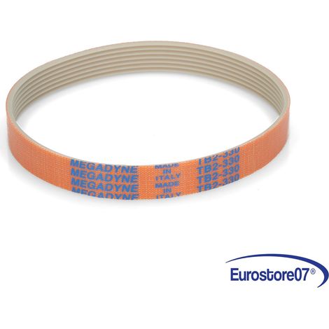 CINGHIA AFFETTATRICE  SV330 861  MEGADYNE 16mm. Lunghezza: 330mm. Profilo: TB2.