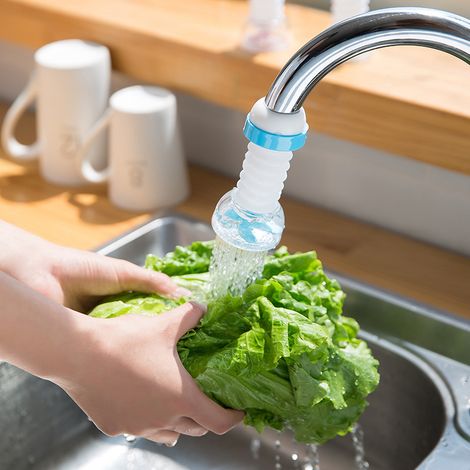 Rallonge De Robinet FAUCET CREATIVE SPLASH TÊTE EXTENDUE DE CUISINE DE CUISINE DE CUISINE DE MÉNAGE DU TAP ROCKER EAU ÉCONOMIE DE TROUVERIE ROBALE Robinet De Rallonge (1/5)