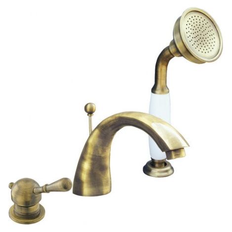 Mélangeur baignoire avec inverseur LABE 3 trous en laiton (1/5)