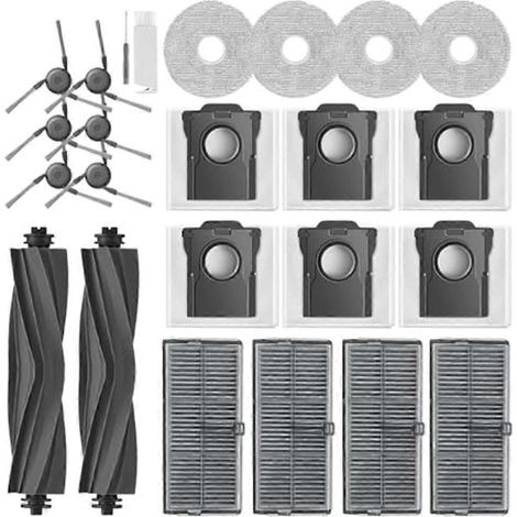 Filtre pour aspirateur brosse pour aspirateur Filtre de brosse pour aspirateur filtre de Dreame L40 Ultra Gen 2/ X40 Ultra/X40 Master/MOVA P10 Aspirateur Brosse Sac à poussière Filtre Roller Serpilliè (1/5)