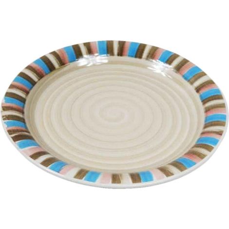 Gestreifter Speiseteller, Durchmesser 26 cm (1/2)