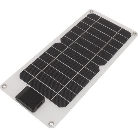 8W 5V Solarpanel-Set mit USB-Ausgang, wasserdicht und stoßfest, monokristallin, für Auto, Boot, Anhänger oder Wohnmobil. (1/5)