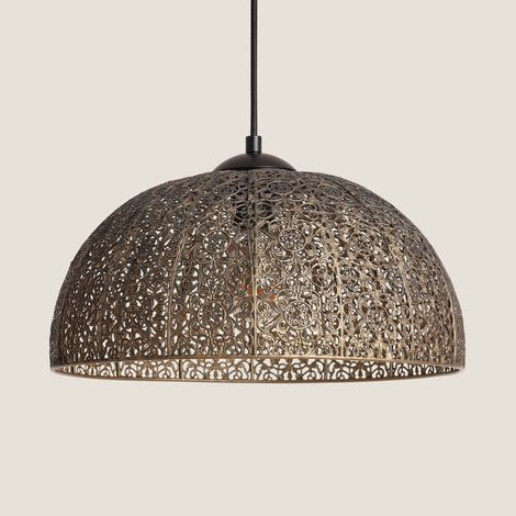 Lampada a Sospensione in Metallo Aerba Ottone (1/5)