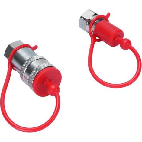Vvikizy coupleur de connexion rapide hydraulique rapide NPT Vvikizy Ensemble de coupleur de connexion rapide auto d'atelier (1/4)