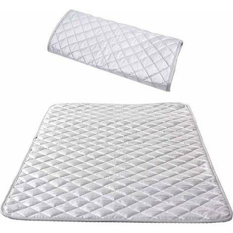 Nappe de Repassage Isolante Couverture de Repassage la Vapeur Coton Tapis De Repassage sur Table Portable pour Lave-Linge Odipie (1/4)