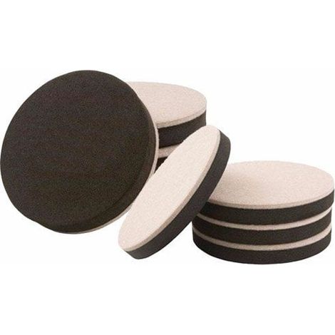 Lot de 8 patins, mousse EVA, base feutre, pieds meubles ronds carrés, déménagement (1/5)