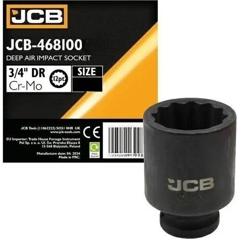 Adaptador de impacto profundo 3/4" 48mm (12 puntas)