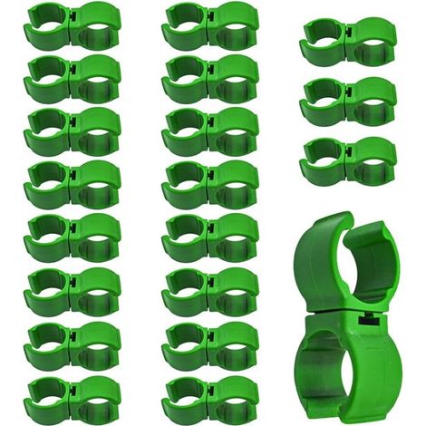 Pinces de fixation, clips de fixation, accessoires pour serre, lot de 20. Accessoires pour serre, clips de fixation pour bâche de protection pour jardin et serre. (1/5)