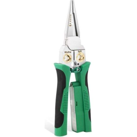 Spellafili 8 in 1 con tester di tensione, spelafili, crimpatrice e divisore, spelafili AWG 10-18 per lavori elettrici