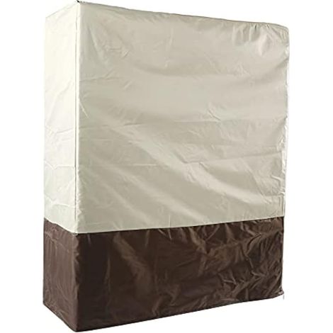 Housse de lit pliante, anti-poussière, imperméable, pour intérieur et extérieur, 85 x 33 x 107 cm (Akozonap75hb3vki-11) (1/5)