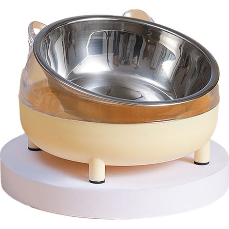 Gamelle inclinable pour chien en acier inoxydable, surélevée, anti-vomissements, anti-déversement et antidérapante (1/5)