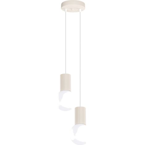 Lampade a sospensione Halo beige 15x120x15cm Sollux (1/5)