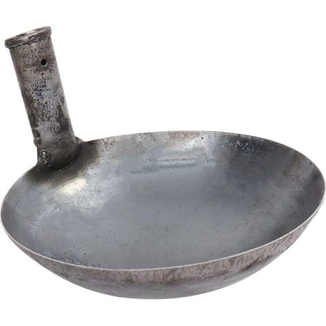 Louche à Eau Manche Long Moulé Intégralement en Fer Épaissie de Grosse Capacité Ustensile Cuisine Robuste pour Arroser Fleurs au Jardin (1/5)