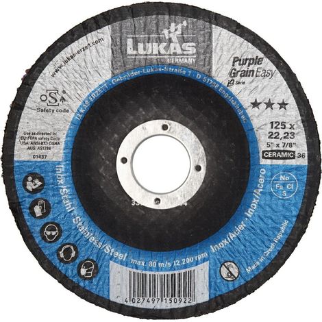 Lukas 125mm P60 violette Schleifscheibe (1/2)