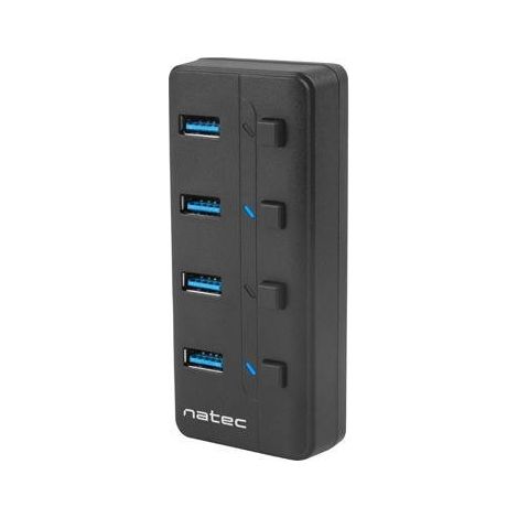 HUB NATEC MANTIS 2 USB 3.0 4 PUERTOS ON OFF CON ALIMENTADOR (1/5)