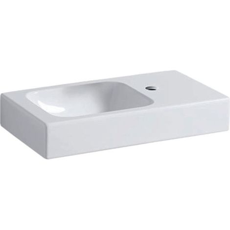 Lavabo Geberit iCon 530x310mm blanc Espace de stockage droite KT