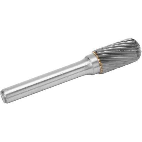 Lime Carbure Monotaille pour Meuleuse Rotative, Fraise à Bois Métal Finition, Découpe, Ébavurage Auto Aéronautique, Argenté (1/5)
