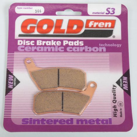 Plaquette de frein Gold Fren pour Moto HM 125 CRM Derapage (1/2)