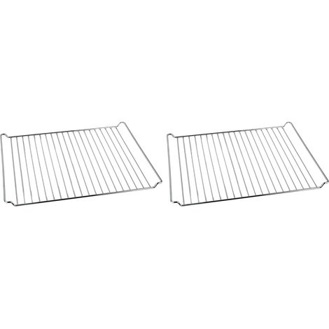 Grille Four - Lot de 2 - Acier - Compatible Whirlpool - Cuisine Domestique - 44,6 x 34 cm