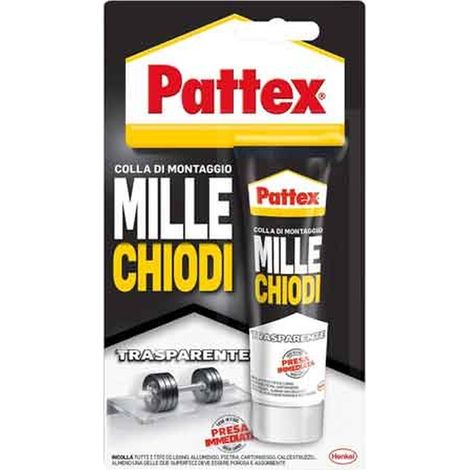 colle de montage transparente 'millechiodi' 310 g - en cartouche