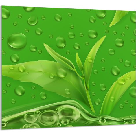 GLASPLATTE FÜR KÜCHE 65x60 Blätter