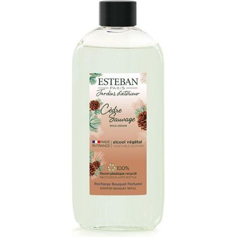 Esteban - Recharge pour bouquet parfumé Cèdre sauvage 200 ml