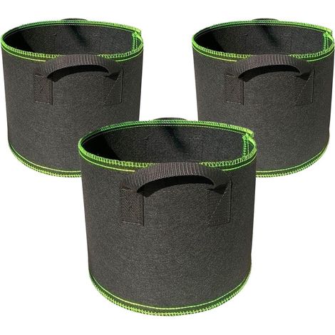 Bolsa de cultivo de tela no tejida de 18,9 litros con asas para patatas, tomates y otras plantas.