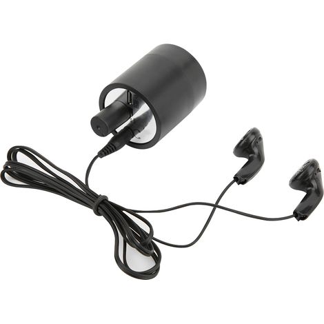 Dispositif d'écoute auriculaire audio amélioré avec microphone : amplificateur et outil vocal à travers les murs et les portes (1/5)