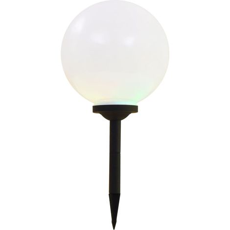 Lampe LED sphérique solaire d'extérieur 2 pcs 30 cm RVB (1/5)