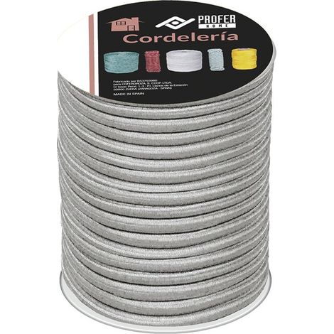 CORDE ÉLASTIQUE PES 6MM BLANC