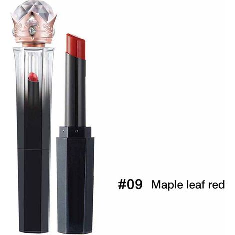 Baume à lèvres longue tenue waterproof 09 - Rouge à lèvres crème hydratant anti-transfert, maquillage lèvres sans bavure (1/5)