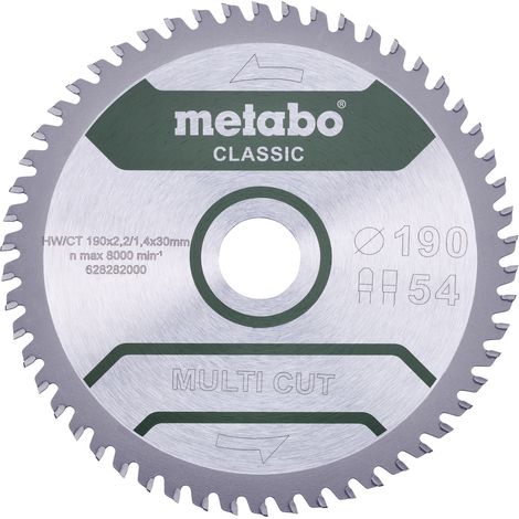 Metabo MULTI CUT CLASSIC 628661000 Kreissägeblatt 165 x 20 x 1.4 mm Zähneanzahl: 42 1 St.
