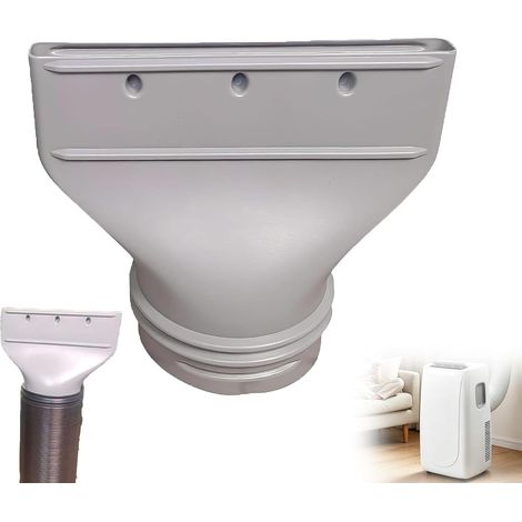 Boquilla de escape para aire acondicionado portátil de 13/15 cm, adaptador para aire acondicionado de ventana, conector plano para ventana, salida de aire caliente, compatible con modelos estándar, in (1/5)