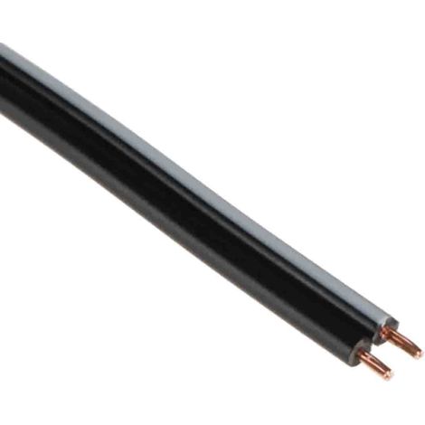Câble audio RS PRO 1 paire , 0,34 mm², Duplex, gaine Noir