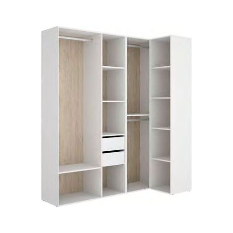 SUIT Armario Vestidor Rincon blanco natural (1/3)