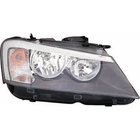 Phare avant droit H7/H7 base noire BMW X3 2 F25 phase 1 2010-2014