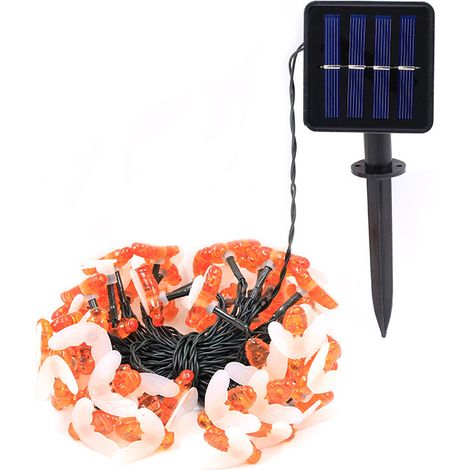 Solarbetriebene Lichterkette für den Außenbereich, LED-Lichterkette mit Honigbienenmotiv, wasserdicht, Solarbetriebene Lichterkette mit Hummelmotiv für Garten- und Weihnachtsdekoration, warmweiß, 7 Me (1/3)