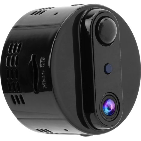 Mini caméra 4K HD basse consommation, moniteur PIR Wi-Fi pour la sécurité de votre domicile avec vision nocturne