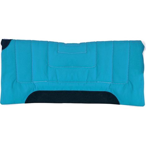 Sottosella western in cordura e interno lana sintetica con rinforzi in pelle - Nero
