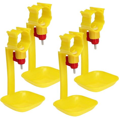 Lot de 12 gobelets automatiques Yellow Chick pour fontaine à eau (1/5)