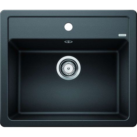 Blanco Legra 6 - Lavello in silgranit, 59x50 cm, nero 526084 (1/2)