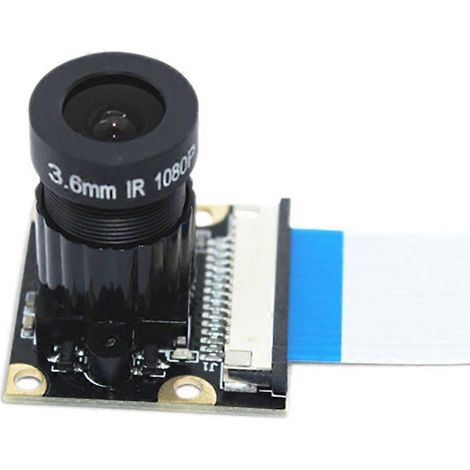 Module caméra 1080p 5 millions de pixels, ouverture f/1.8, grand angle 75°, puce OV5647 pour 2/4/3B+ (1/4)